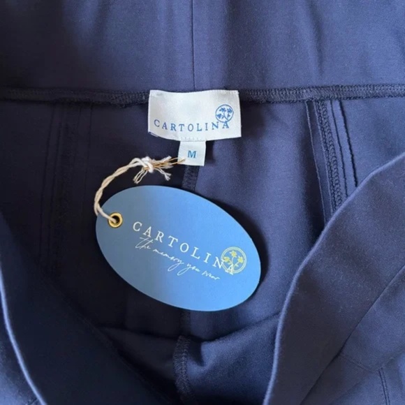 Cartolina NWT The Josie Navy Ponte Pant Medium M - Picture 6 of 8